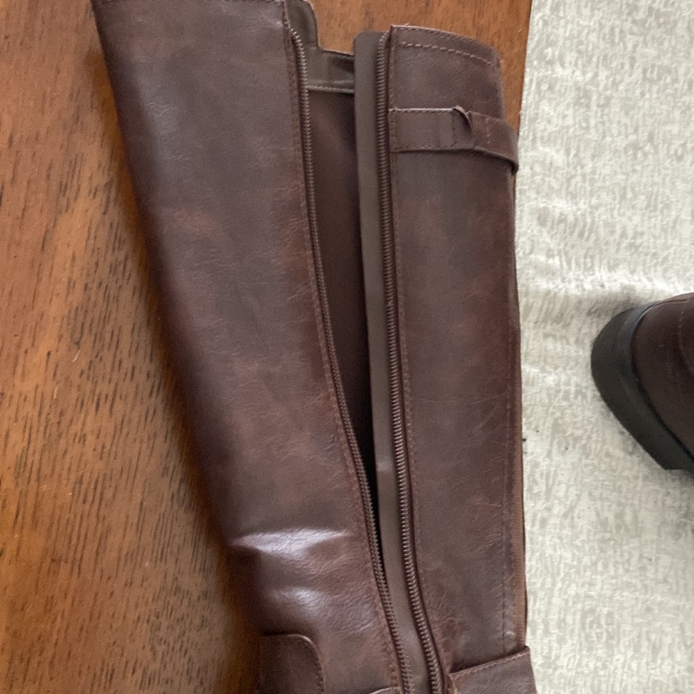 G by Guess Brown leather boots 8.5 EUC - Picture 4 of 7